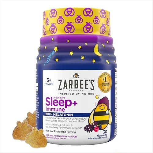 Zarbee's Schlaf & Immunität Gummibärchen 30 Stück – Natürliche Unterstützung für erholsamen Schlaf und starke Abwehrkräfte