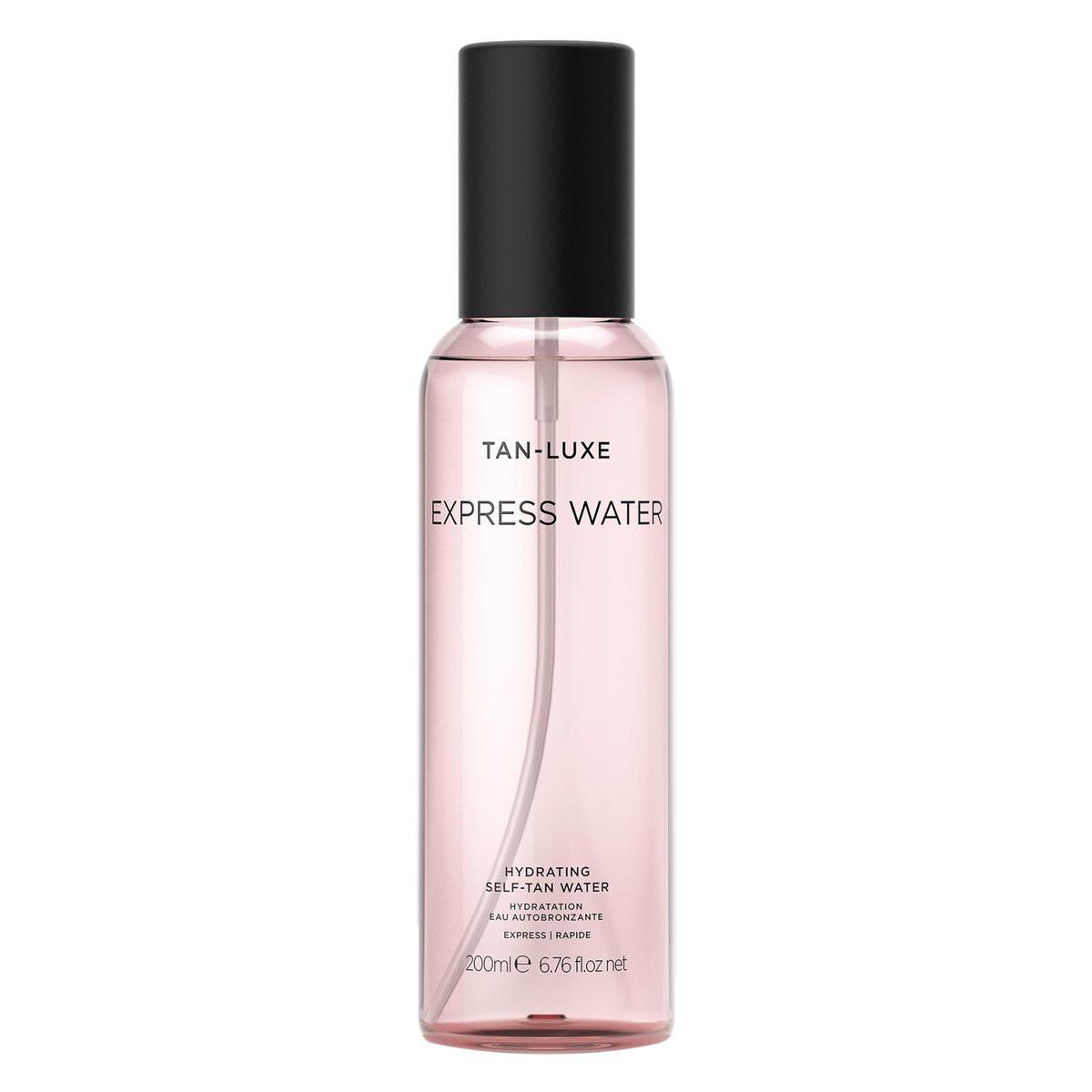 Tan-Luxe Express Water Selbstbräuner Spray – Schnell trocknendes Bräunungswasser für eine natürliche, streifenfreie Bräune, 200 ml