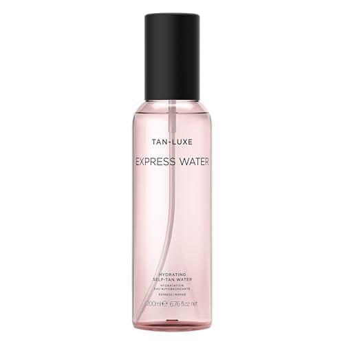 Tan-Luxe Express Water Selbstbräuner Spray – Schnell trocknendes Bräunungswasser für eine natürliche, streifenfreie Bräune, 200 ml