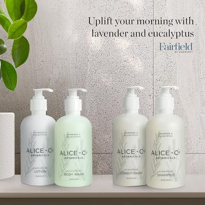 Alice + Co. Shampoo | Lavendel & Eukalyptus | Hotelpflege | Fairfield by Marriott | 8,5 Unzen