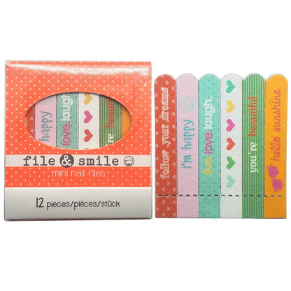 Mini Nail File Set - Professionelles Maniküre-Set für natürliche und künstliche Nägel - Feilen aus Sandpapier