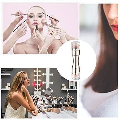 4-in-1 Makeup-Pinsel – Vielseitiger Foundation-Pinsel für Augen, Lippen und Gesicht – Weiche synthetische Borsten – Rosa