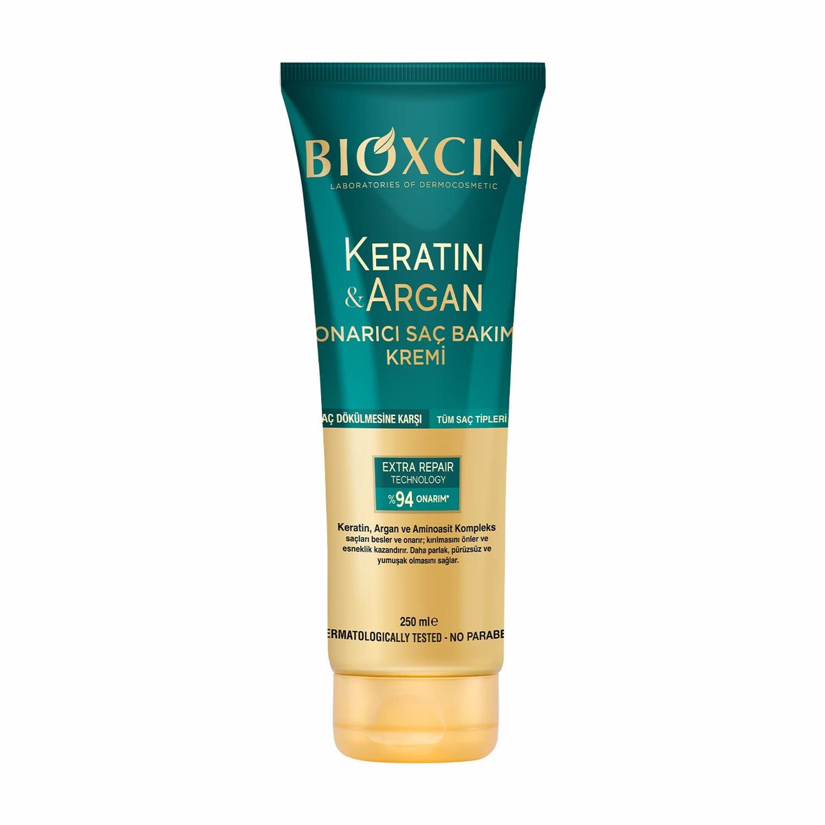 BIOXCIN Keratin Argan Repair Haarpflege-Creme für strapaziertes und geschädigtes Haar 250 ml