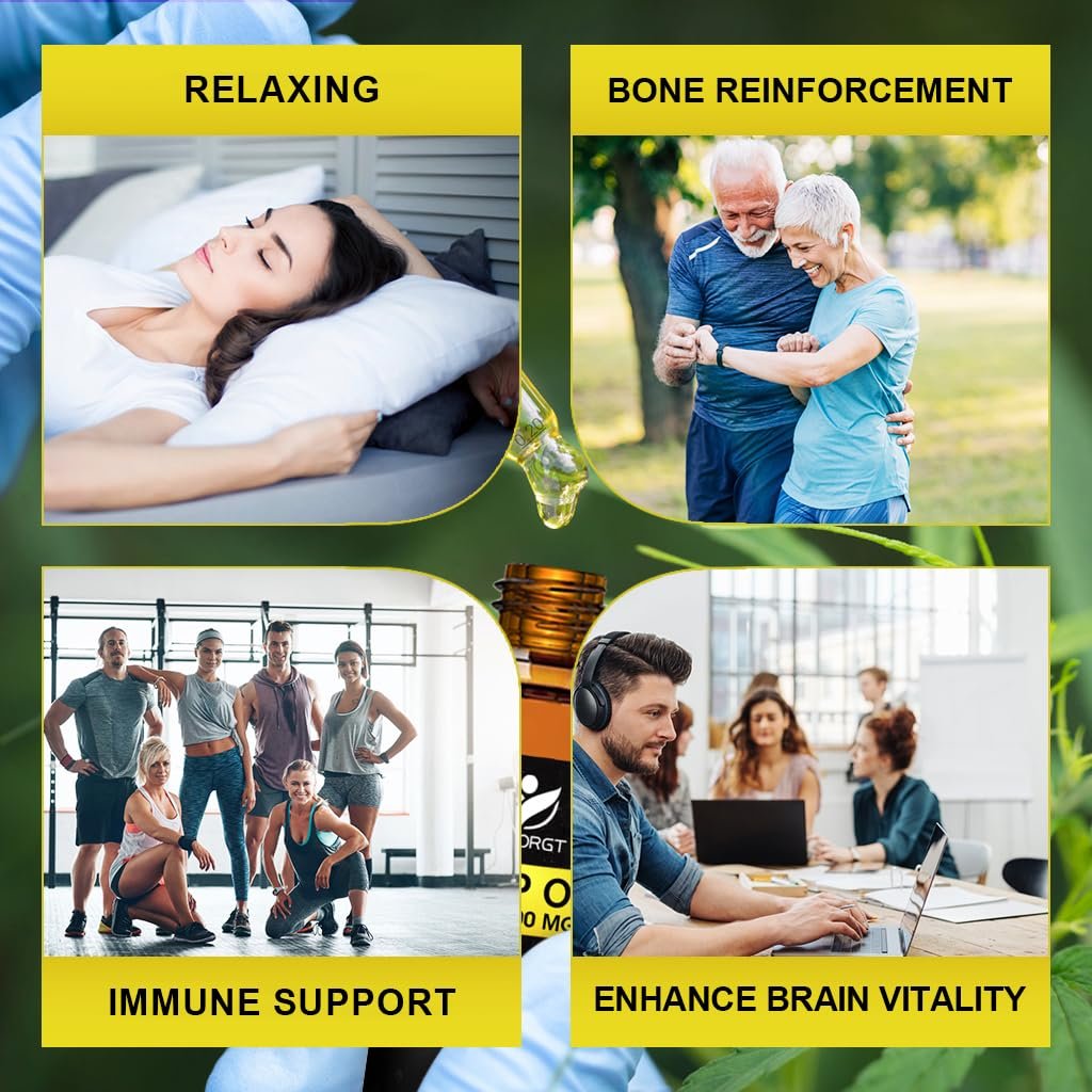 (2er Pack) Bio Hanföl - 100% Natürliches Hanföl-Extrakt, Beruhigend, Schlaf, Entspannung, Immununterstützung, Reich an Omega 3, 6, 9 Fettsäuren, Vegan - 30 ml
