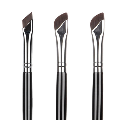 Etercycle Eyeliner Pinsel Set – Feiner abgewinkelter Eyeliner-, Augenbrauen- und Concealer-Pinsel, ultradünner Sichel-Pinsel für präzises Make-up (3 Stück)