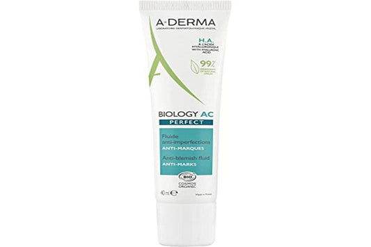 A-Derma Biology AC Perfect Anti-Stain Fluid 40 ml - Anti-Flecken-Pflege für reine Haut