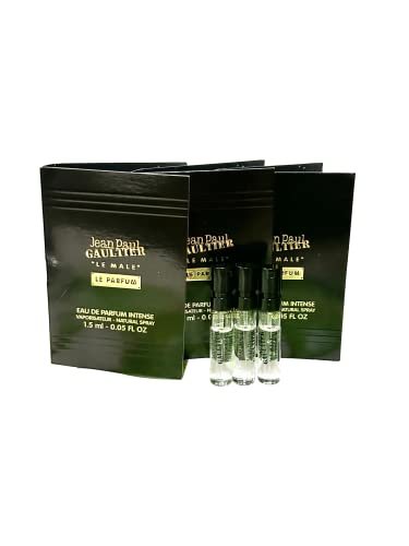 Jean Paul Gaultier Le Male Le Parfum Herren Eau de Parfum Intense Probespray 1,5 ml (3er-Set)