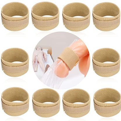 EaseCare Harnröhren-Katheter-Gurt – Auslaufsicherer Penis-Clip für Inkontinenz, vollständig verstellbar, wiederverwendbar, waschbar, für Prostatachirurgie (10er-Pack)