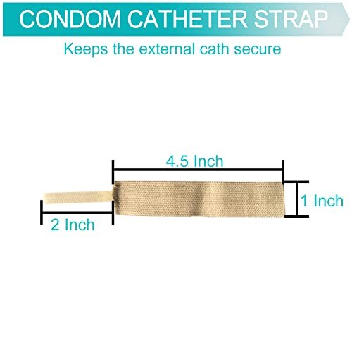 EaseCare Harnröhren-Katheter-Gurt – Auslaufsicherer Penis-Clip für Inkontinenz, vollständig verstellbar, wiederverwendbar, waschbar, für Prostatachirurgie (10er-Pack)