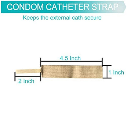 EaseCare Harnröhren-Katheter-Gurt – Auslaufsicherer Penis-Clip für Inkontinenz, vollständig verstellbar, wiederverwendbar, waschbar, für Prostatachirurgie (10er-Pack)