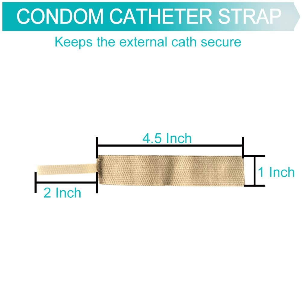 EaseCare Harnröhren-Katheter-Gurt – Auslaufsicherer Penis-Clip für Inkontinenz, vollständig verstellbar, wiederverwendbar, waschbar, für Prostatachirurgie (10er-Pack)
