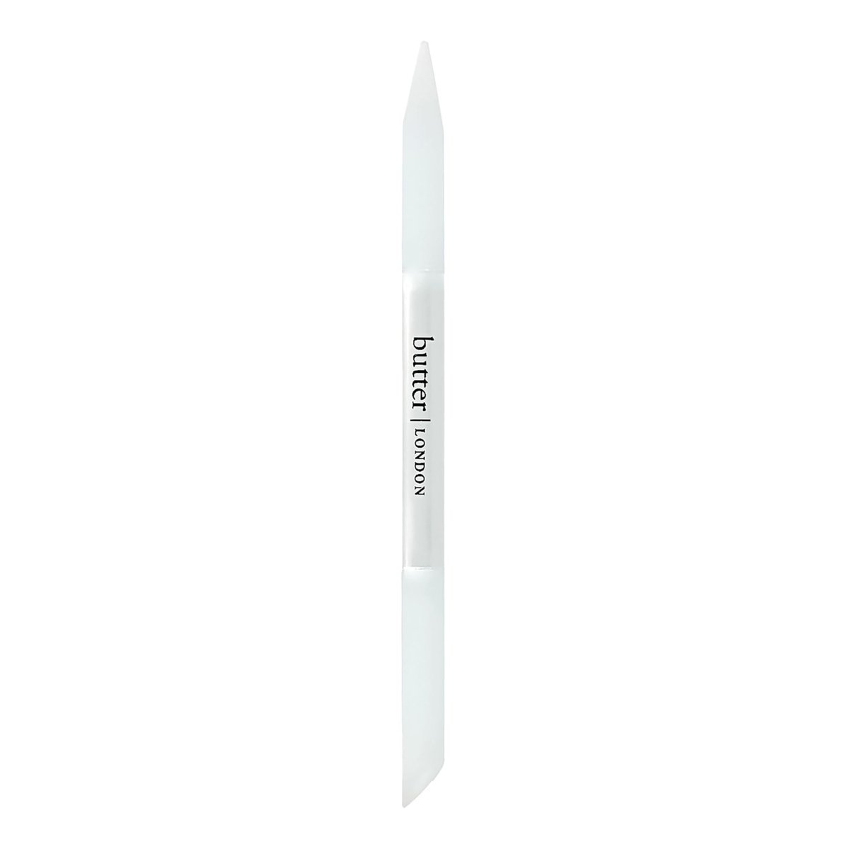 butter London Glass Cuticle Pusher – Professioneller Nagelhautschieber aus Glas für natürliche Nägel – Maniküre- & Pediküre-Werkzeug in Salonqualität