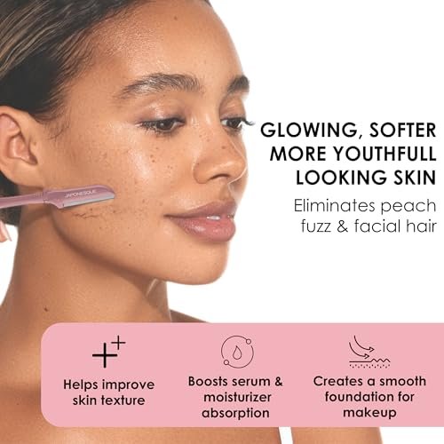 JAPONESQUE Dermaplaner Ersatzklingen 4er-Pack – Nur Rasierklingenköpfe für Gesichtshaarentfernung