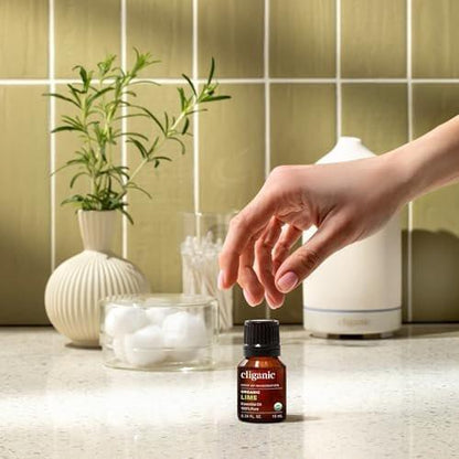 Cliganic Bio Limettenöl für Haare, Haut, Aromatherapie - 100% rein natürlich, unverdünnt, Non-GMO verifiziert