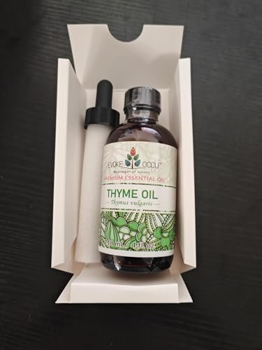 EVOKE OCCU Thymian Ätherisches Öl für Diffuser, Massage, Kerzen- und Seifenherstellung - 118 ml