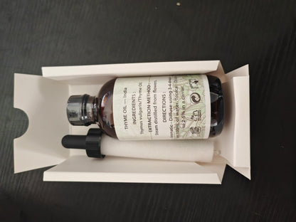 EVOKE OCCU Thymian Ätherisches Öl für Diffuser, Massage, Kerzen- und Seifenherstellung - 118 ml