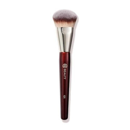 BK BEAUTY BRUSHES 101 Konturierter Foundation-Pinsel – Perfekt für flüssige & cremige Foundations