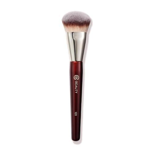 BK BEAUTY BRUSHES 101 Konturierter Foundation-Pinsel – Perfekt für flüssige & cremige Foundations