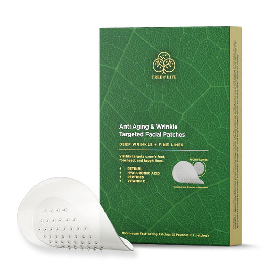 Deep Wrinkle Targeted Patches mit fortgeschrittenem Retinol, Hyaluronsäure, Vitamin C und Peptiden für Stirn und zwischen den Augen, 6 Patches