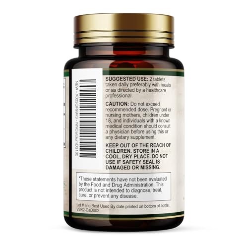 Calcium 1200 mg mit Vitamin D3 - Knochengesundheit & Knochenstärke - Natürliche Calcium Tabletten für Frauen & Männer - 180 Tabletten - Hergestellt in den USA