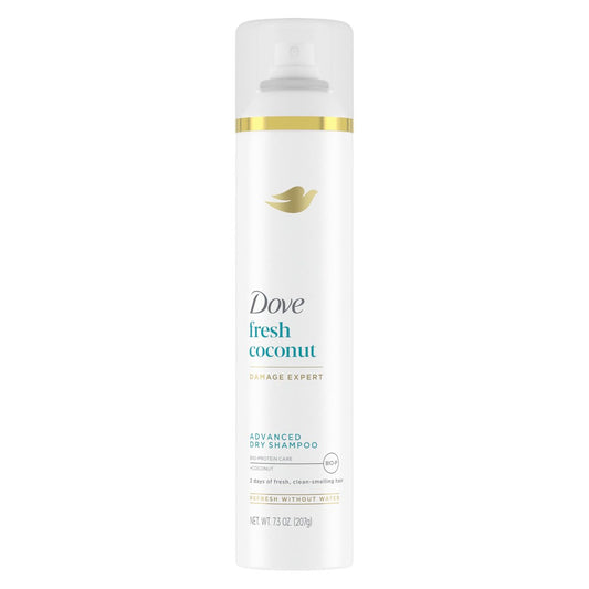 Dove Advanced Trockenshampoo Frischer Kokosnuss-Duft – Erfrische & belebe dein Haar ohne Wasser für sauberes & frisches Haar 7,3 oz
