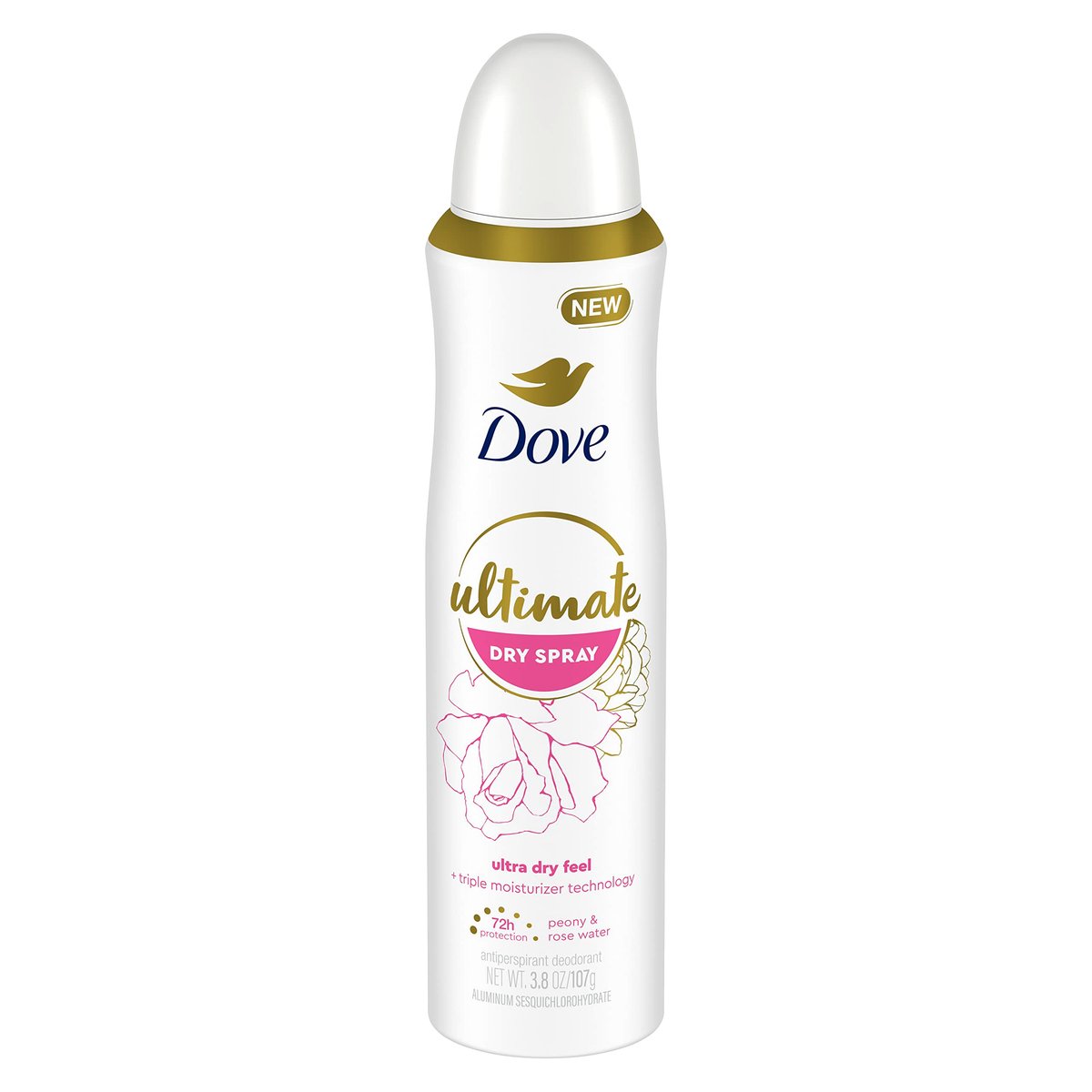 Dove Nourishing Secrets Trockenspray Antitranspirant Deodorant, 107 g (3,8 Unzen)