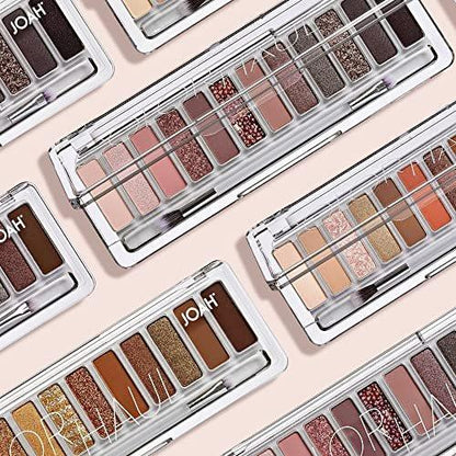 JOAH Color Haul Eyeshadow Palette Smokeshow – 12 matte & schimmernde Lidschatten in Reisegröße