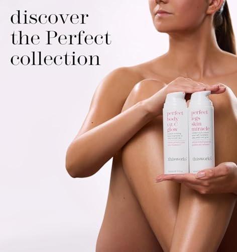 THISWORKS Perfect Legs Skin Miracle: Getönte Hautpflege mit Vitamin C & E für strahlenden, sonnengeküssten Glow – Gleicht Hautton aus & reduziert Unreinheiten, 150 ml