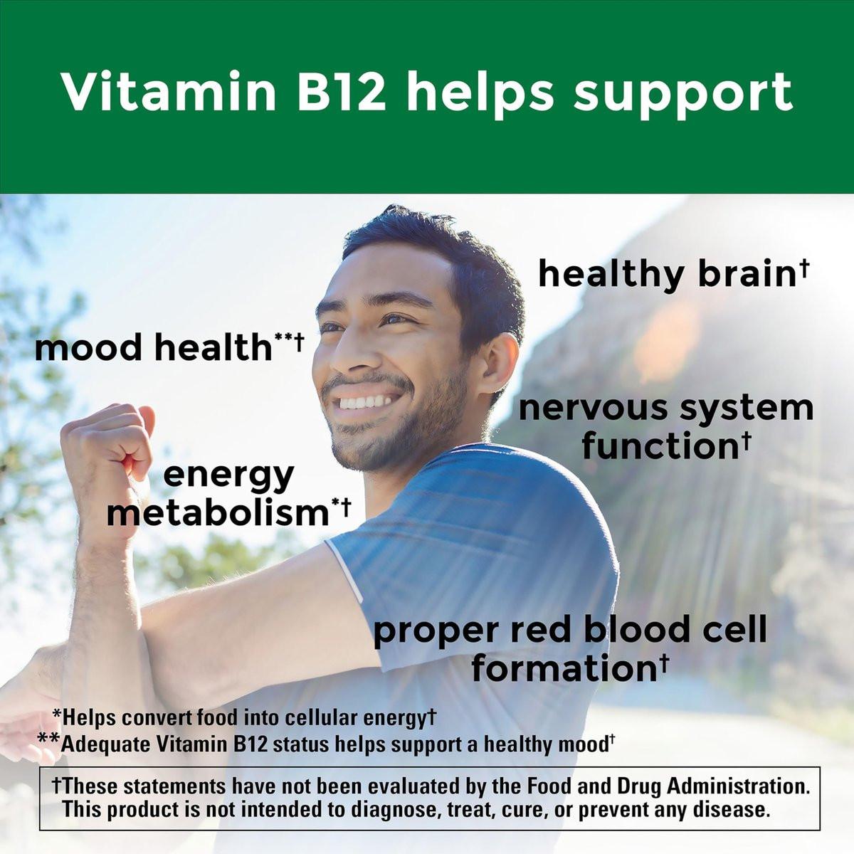 Nature Made Extra Stark Vitamin B12 Gummis 3000 mcg pro Portion – B12 Vitamine zur Unterstützung des Energiestoffwechsels, 60 Gummis, 30-Tage-Vorrat