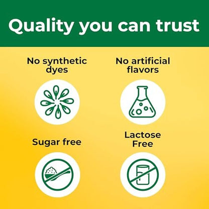 Nature Made Vitamin D3 5000 IE (125 µg) Extra Stärke – 70 zuckerfreie, schnell lösliche Tabletten für 70 Tage – Immununterstützung