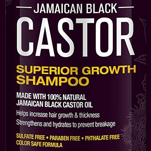 Hair Chemist Superior Growth Jamaican Black Castor Shampoo & Conditioner Set 2 x 33,8 oz – für Haarwachstum