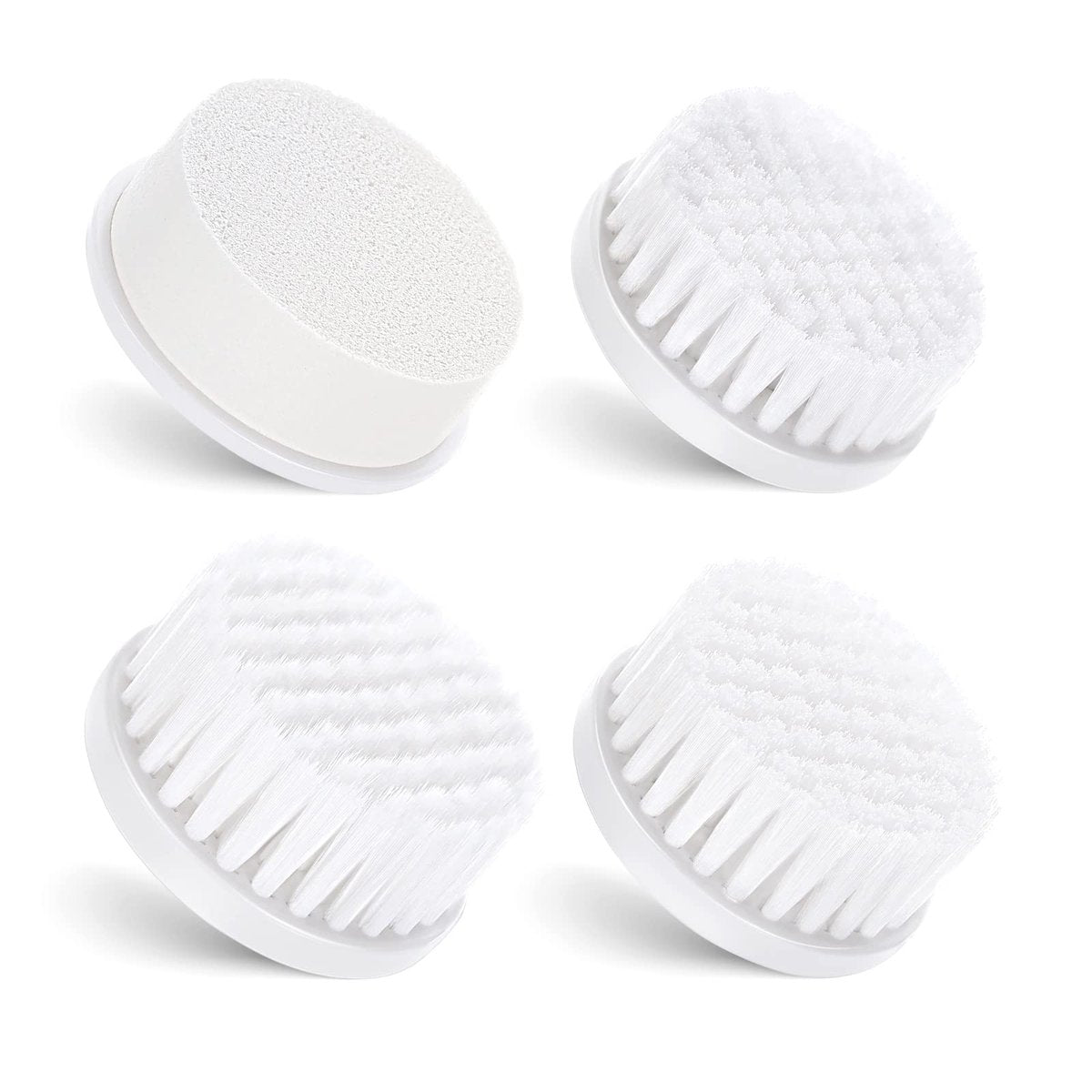 Ersatzbürstenköpfe für COSLUS 7IN1 FBS-D Gesichtsreinigungsbürste, 4 Stück – Silikon-Reinigungsaufsätze