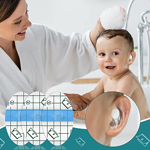 Kingdder 60 Stück Baby Ohrenschützer fürs Baden – Wasserdichte Ohrstöpsel für Babys und Kinder – Ideal für Schwimmen, Duschen, Surfen, Schnorcheln und andere Wassersportarten (Blau)