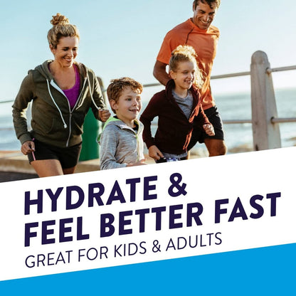 Pedialyte Fast Hydration Elektrolyt-Pulverbeutel, Erdbeer-Geschmack, 8 Einzelportionen