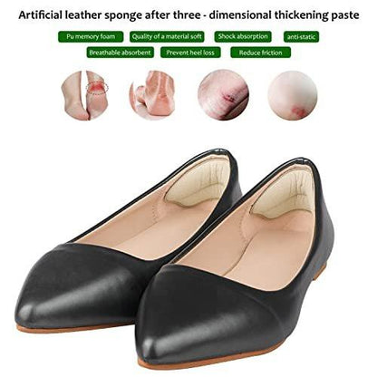 Fersenpolster für zu große Schuhe, Einlegesohlen für Damen, Fersenhalter für Herren, Schutzpolster, Blasenvermeidung, Füllpolster (6 Paar Beige/Schwarz)