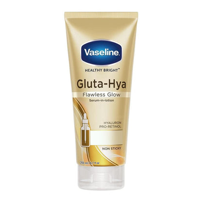 Vaseline Gluta-Hya Serum-In-Lotion, leichte feuchtigkeitsspendende Körperlotion, 200 ml / 6,7 fl oz
