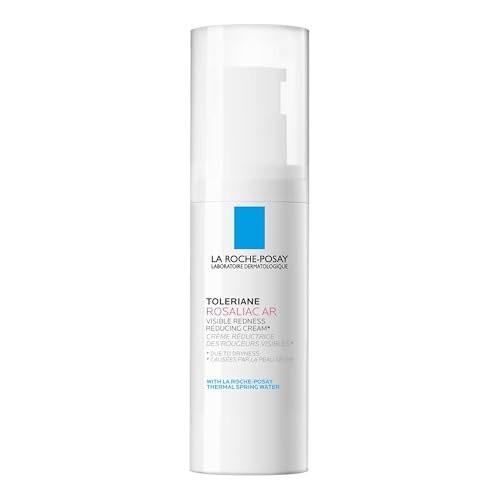 La Roche-Posay Toleriane Rosaliac AR Beruhigende Feuchtigkeitscreme gegen Rötungen, farbkorrigierende Gesichtscreme für empfindliche Haut mit grünen Pigmenten