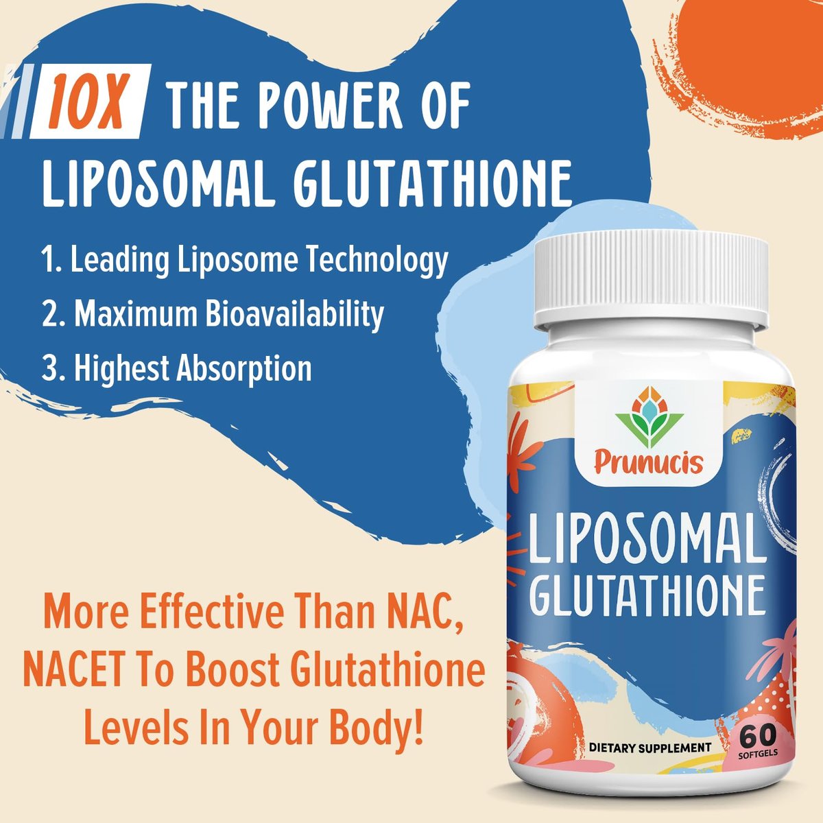 2400 mg Liposomales Glutathion mit Vitamin C, Mariendistel & Alpha-Liponsäure – Master-Antioxidans, reines reduziertes L-Glutathion – Immunsystem, Zellreparatur, Energie, hohe Absorption, 120 Weichkapseln