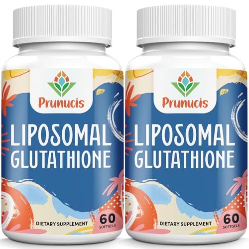 2400 mg Liposomales Glutathion mit Vitamin C, Mariendistel & Alpha-Liponsäure – Master-Antioxidans, reines reduziertes L-Glutathion – Immunsystem, Zellreparatur, Energie, hohe Absorption, 120 Weichkapseln
