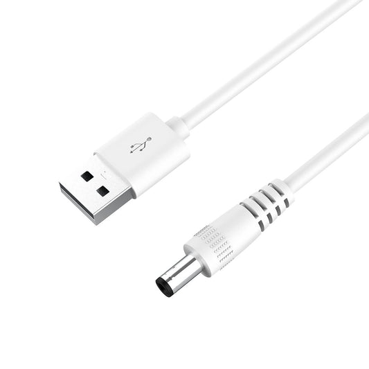 DEIOVWXS Ersatz-Ladekabel für beleuchteten Make-up-Spiegel, DC 5,5 x 2,1 mm Stecker, 1A, 1 m (Nur für Modell MM-M Spiegel)
