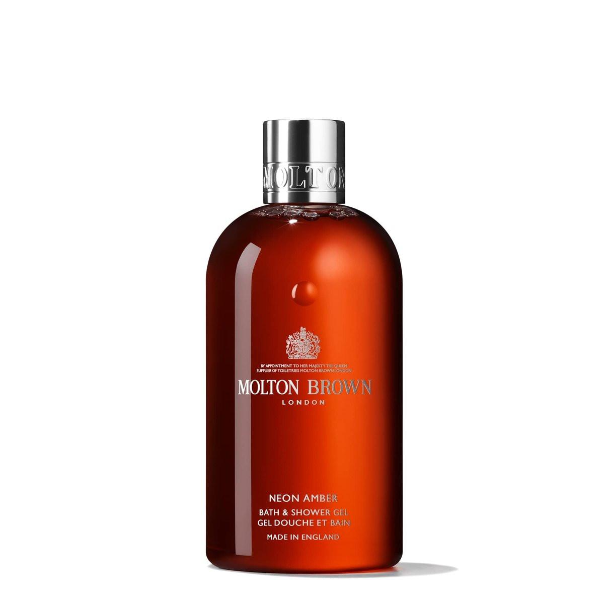 Molton Brown Neon Amber Body Wash 10 fl. oz. – Lebendiger Duschschaum mit Amber
