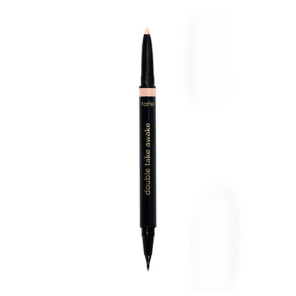 Tarte Double Take Awake Micro Liquid Liner – 2-in-1 Eyeliner Stift mit Amazonas-Ton für wache, ausdrucksstarke Augen – lang anhaltend, wasserfest, vegan & tierversuchsfrei