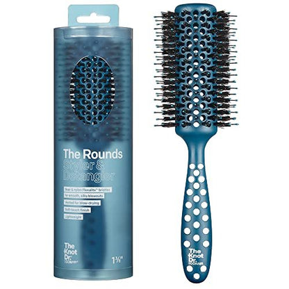 The Knot Dr. Haarbürste von Conair – Föhnbürste für alle Haartypen – Runde Bürste für Blowout – Belüftete Rundbürste