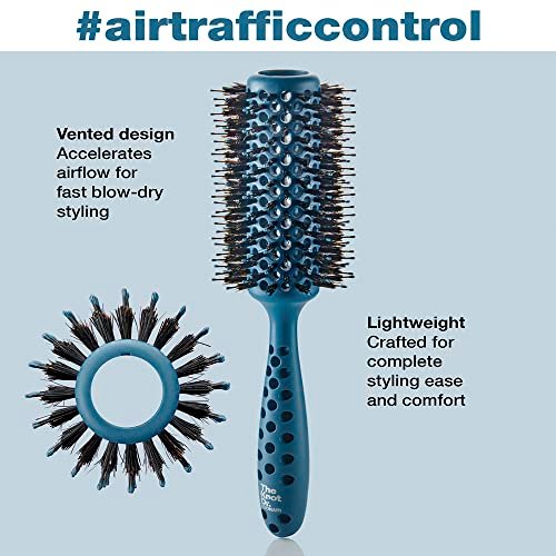 The Knot Dr. Haarbürste von Conair – Föhnbürste für alle Haartypen – Runde Bürste für Blowout – Belüftete Rundbürste