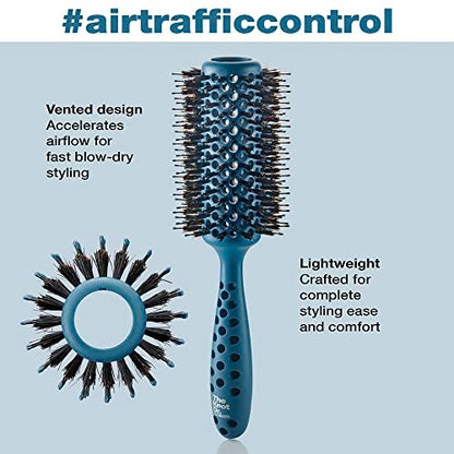 The Knot Dr. Haarbürste von Conair – Föhnbürste für alle Haartypen – Runde Bürste für Blowout – Belüftete Rundbürste