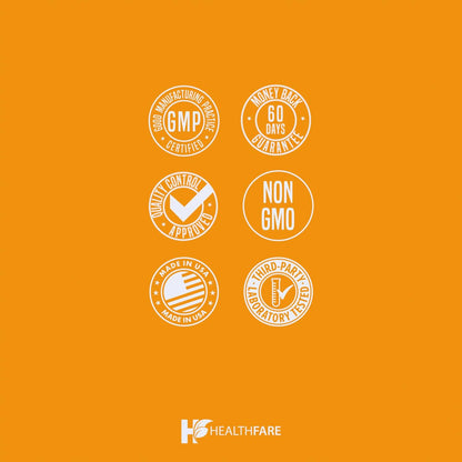 Healthfare Yohimbin HCL 10 mg | 240 vegane Kapseln | Höchste Konzentration | Nicht-GMO & glutenfrei | Hergestellt in den USA