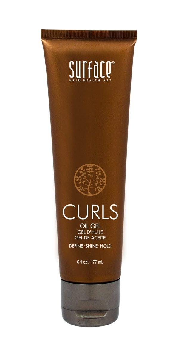 SURFACE Hair Curls Oil Gel – Definition, Glanz und Frizz-Kontrolle für langanhaltende Locken – 177 ml