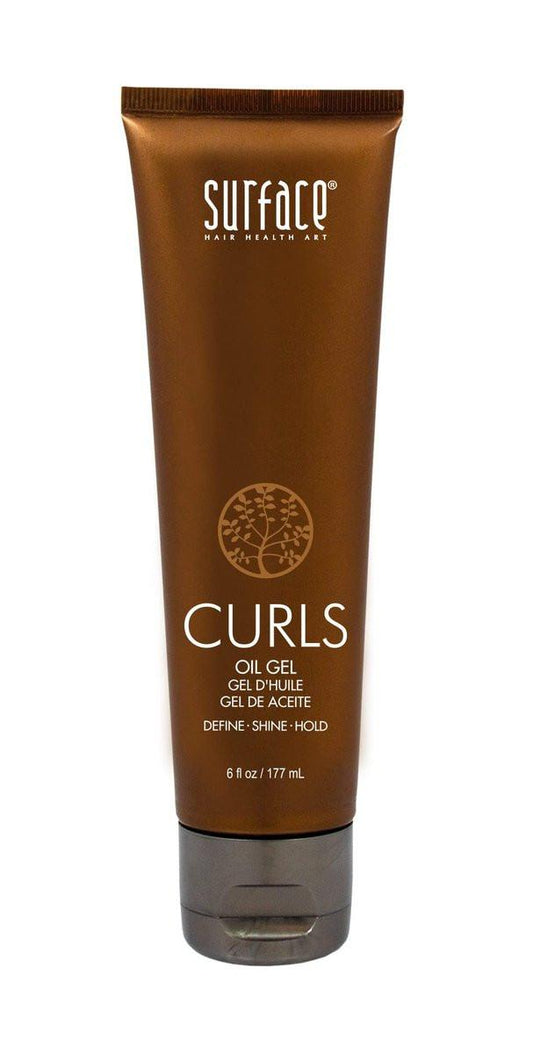 SURFACE Hair Curls Oil Gel – Definition, Glanz und Frizz-Kontrolle für langanhaltende Locken – 177 ml
