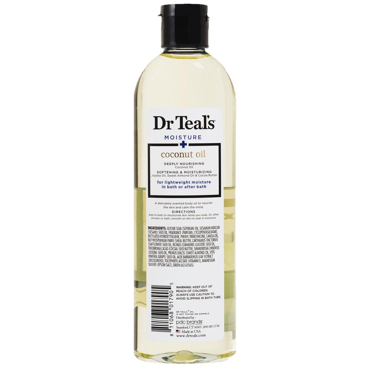 Dr. Teals Badeöl Geschenkset (3er-Pack, 8,8 oz) – Eukalyptus, Sheabutter & Kokosnussöl – Ätherische Öle für Hautpflege und Stressabbau