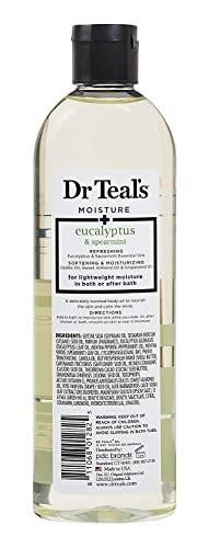 Dr. Teals Badeöl Geschenkset (3er-Pack, 8,8 oz) – Eukalyptus, Sheabutter & Kokosnussöl – Ätherische Öle für Hautpflege und Stressabbau